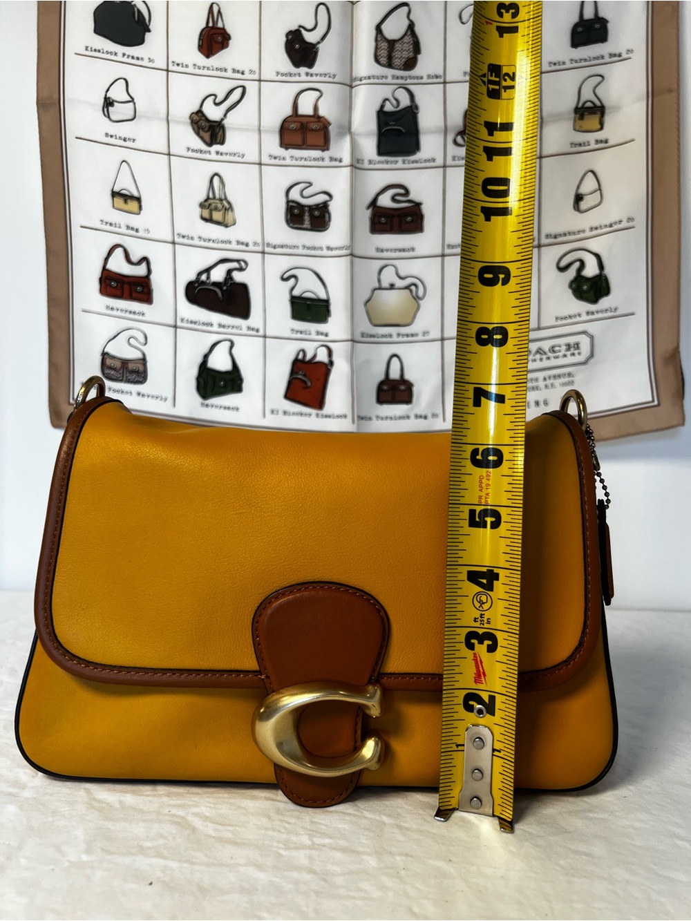 Coach Soft Tabby Shoulder Bag in Colorblock - Retail Line C5261 - Picture 12 of 12